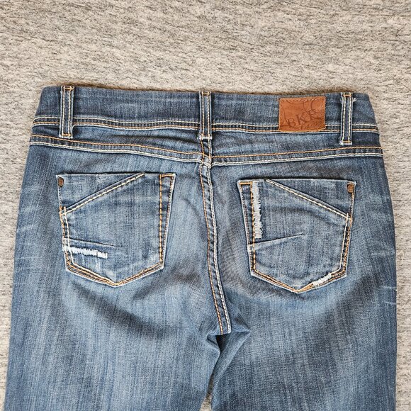 BKE Women's Sabrina Boot Cut Denim Jeans Sz28 (30X29) Regular Blue Medium Wash - Picture 4 of 15